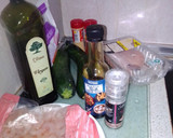 Foto del paso 1 de la receta: Espaguetis de calabacín rehogado en salsa de soja