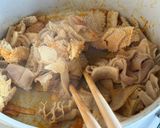 Hình bước làm 2 của món Sách Bò, Khăn Lông Xào Ớt Chuông Vị Cà Ri Thái Đỏ