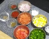 A picture of step 1 of Bread pizza cups.