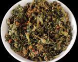 பாலக் கீரை பொரியல் (Palak subji recipe in tamil) ரெசிபி ஸ்டேப் 9 புகைப்படம்