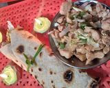 A picture of step 5 of Chicken Roll Paratha 🤤🌯.