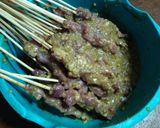 Foto langkah ke 3 dari resep Sate Kambing Bumbu Kacang #kitaberbagi.