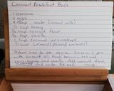 A picture of step 1 of Coconut Breakfast Bars.