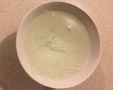 Hình bước làm 2 của món Panna Cotta Mật Ong& Thạch Trái Hồng