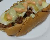 Foto del paso 10 de la receta: Sándwich🌭de carne🍖, queso🧀y verduras cremosas🥕🧅🥒😜!!!