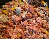A picture of step 3 of Beef Pork and Beans.