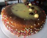 Foto del paso 12 de la receta Tarta rellena de mermelada de fresa y cobertura de chocolate blanco