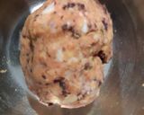 A picture of step 3 of Beetroot Potato Kabab dahi ki chutney.