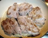 A picture of step 3 of Canadian Pork neck steaks.