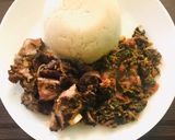 A picture of step 10 of Baked mbuzi#weeklyjikonichallenge.