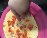 A picture of step 3 of Masala Papad.