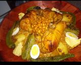 صورة لخطوة 1 من وصفة شخشوخة الظفر بمناسبة عاشوراء 🍜🍗
