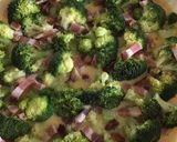 Une image de l'étape 4 de Tarte brocolis lardons.
