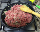 Foto del paso 6 de la receta: Macarrones o espaguetis con tomates naturales y carne picada de ternera