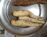 A picture of step 1 of Sweet Potato kheer.