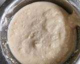 A picture of step 1 of Dahi vada in Appe pan.