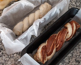 Foto del paso 4 de la receta: Trenza de crema de cacao de brioche hojaldrado