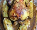Foto del paso 19 de la receta: Pollo relleno de frutas pasas a la imperial al horno
