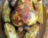 Foto del paso 19 de la receta: Pollo relleno de frutas pasas a la imperial al horno