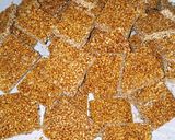 A picture of step 4 of Sesame Seeds chikki.