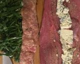 Foto del paso 1 de la receta: Solomillo de cerdo relleno al horno en colchón de cebolla