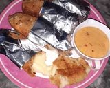 A picture of step 4 of Double cheese potato croquettes.