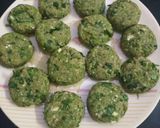 A picture of step 4 of Hara Chana kebab.