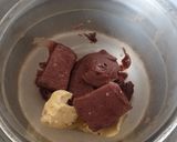 A picture of step 1 of Choco Marie Gold Cake.