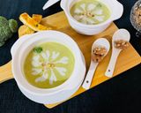 A picture of step 5 of Broccoli Soup with Walnuts.