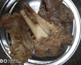 A picture of step 4 of Beef nehari.