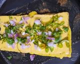 A picture of step 4 of Cheese pudla sandwich.