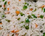 A picture of step 5 of Lemongrass rice.