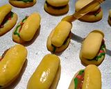 Foto langkah ke 6 dari resep Nastar melted no mixer (Bentuk Burger/Hot Dog).