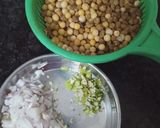 चना मटर चाट रेसिपी चरण 1 फोटो