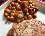 A picture of step 7 of Channa Masala (Indian chickpea with gravvy).