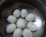 காடை முட்டை தொக்கு(kadai muttai thokku recipe in tamil) ரெசிபி ஸ்டேப் 1 புகைப்படம்