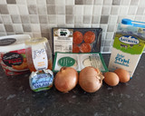 Foto del paso 1 de la receta: Croquetas de sobrasada, miel y queso de cabra