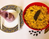 A picture of step 5 of Veg bukhara rice.