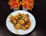 A picture of step 8 of Crispy Gram Flour Arbi.