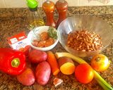 Foto del paso 1 de la receta: Guisado de porotos frutilla. #mirecetacalentita