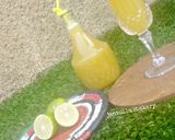 A picture of step 4 of Apple lime juice.