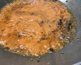A picture of step 4 of Veg. tofu sabzi.
