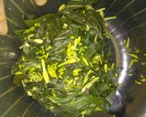 Foto langkah ke 2 dari resep Sayur Tumis Bunga Pepaya (Tidak Pahit).
