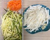 櫛瓜金針菇的食譜步驟1照片