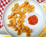 Foto langkah ke 6 dari resep Bakso Goreng Mekar sambal cuka.