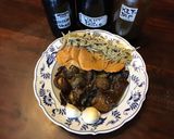 A picture of step 3 of California Farm Seitan Mock Duck in Plum Sauce.