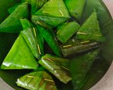 Foto langkah ke 5 dari resep Lupis Ketan Pandan.