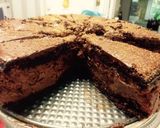 A picture of step 5 of Chocolate Mousse Cake.