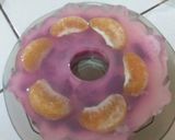 Foto langkah ke 11 dari resep Puding Buah Naga Lapis Jeruk.