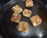 A picture of step 6 of Multi dal cabbage and mint grill Rice tikki bites.